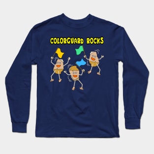 Colorguard Rocks Light Long Sleeve T-Shirt